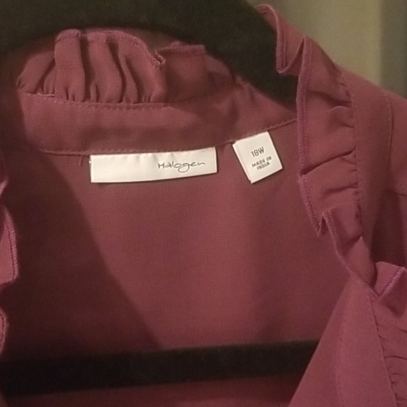 🌲Burgundy/maroon blouse - Picture 2 of 6